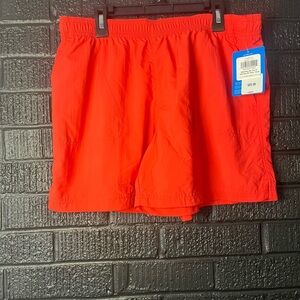 Columbia Red Athletic Shorts Lightweight Performance